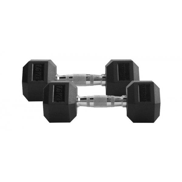 HANTEL THORN FIT HEX RUBBER DUMBBELL 7,5KG [PAIR]